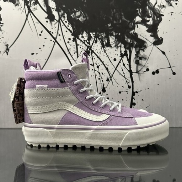 Vans Sk8 Hi MTE 2 Boots Women's 7.5 Winterized‎ Violet Ice Purple Marshmallow - Picture 1 of 8